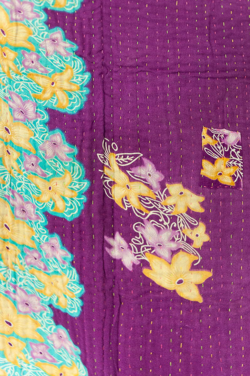 Pleasant No. 2 Kantha Baby Blanket