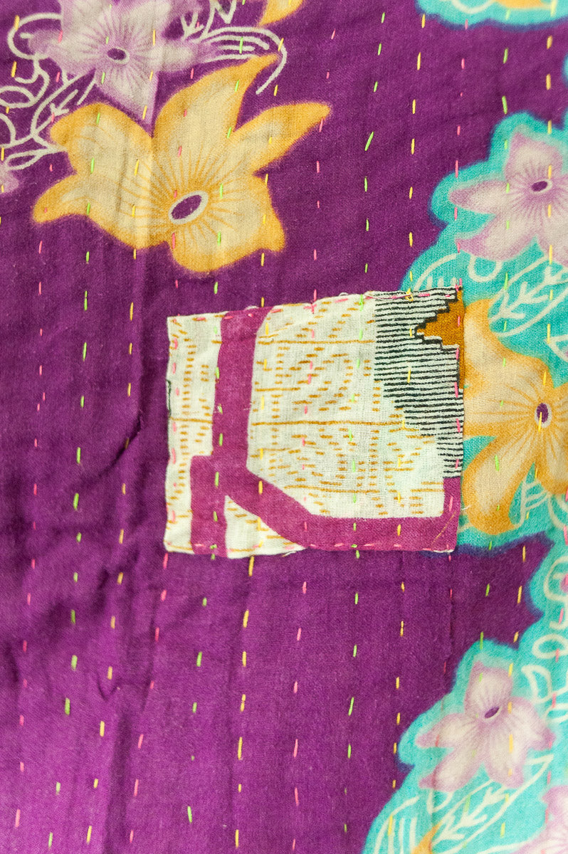 Pleasant No. 2 Kantha Baby Blanket
