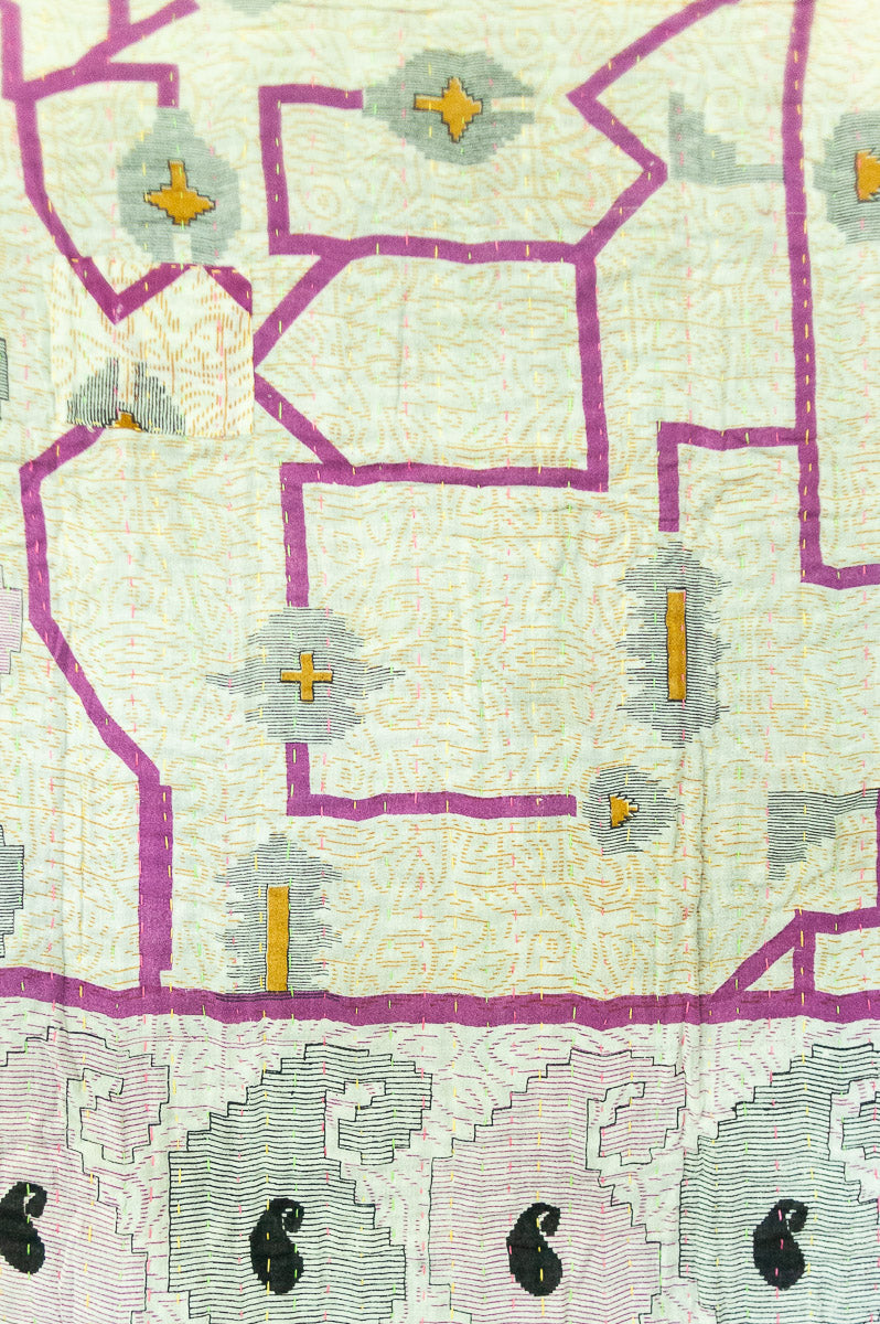 Pleasant No. 2 Kantha Baby Blanket