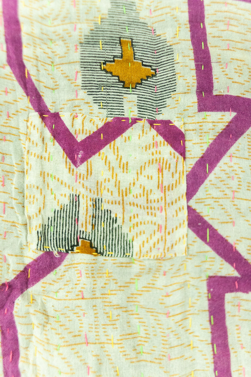 Pleasant No. 2 Kantha Baby Blanket