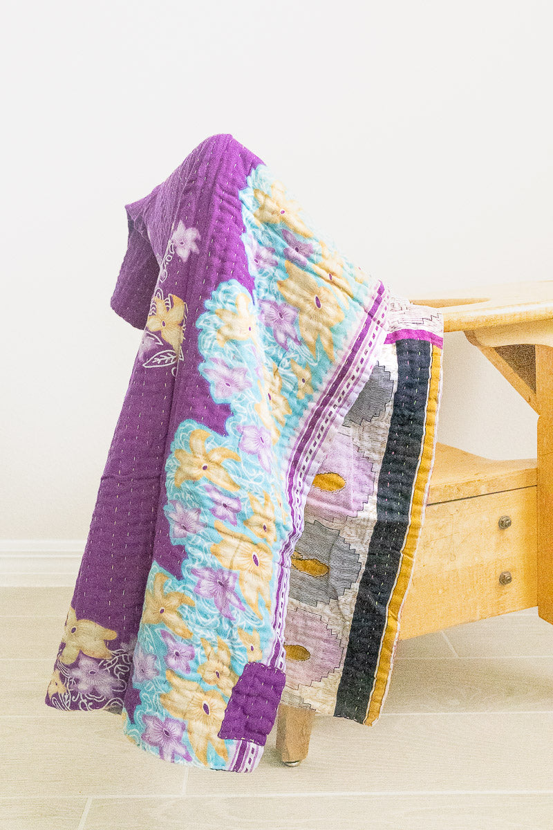 Pleasant No. 2 Kantha Baby Blanket