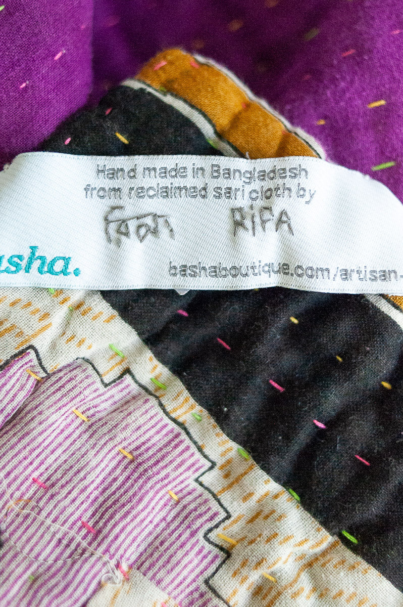 Pleasant No. 2 Kantha Baby Blanket