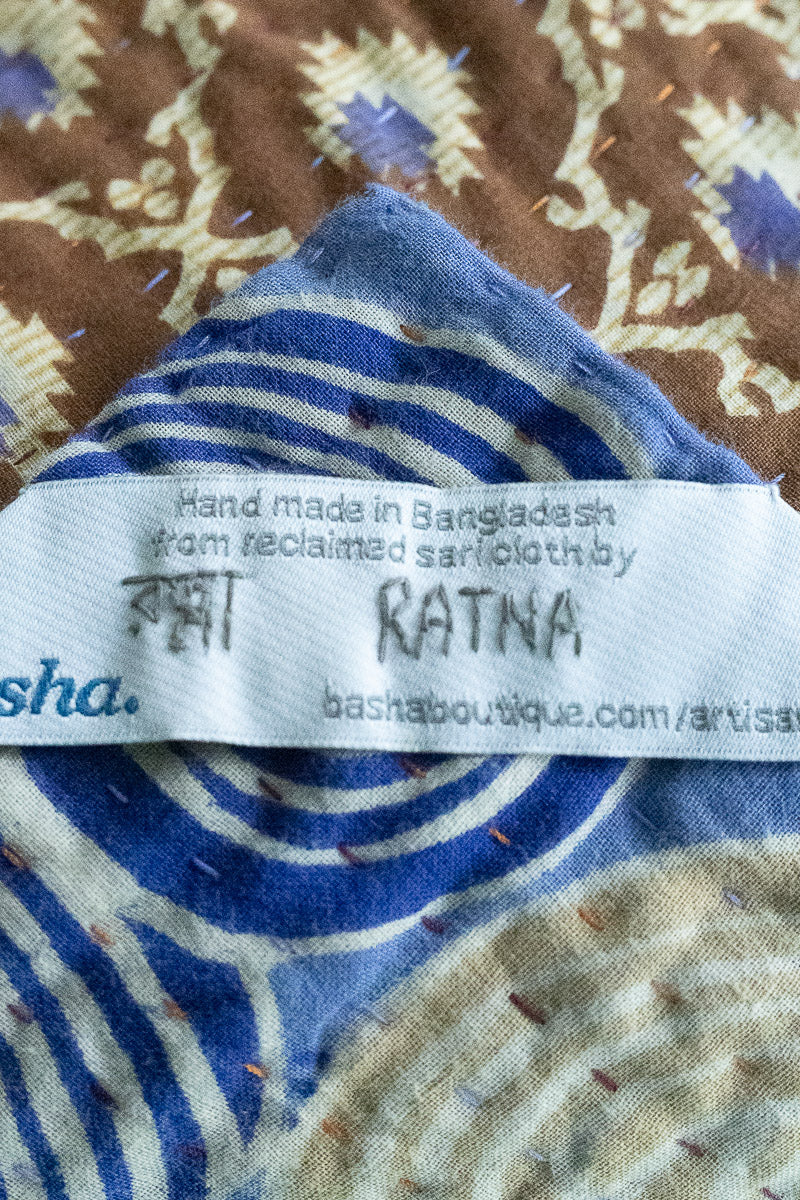 Pleasant No. 4 Kantha Baby Blanket