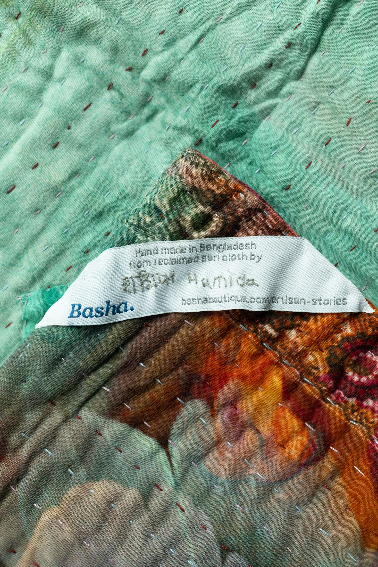 Pleasant No. 1 Mini Kantha Blanket