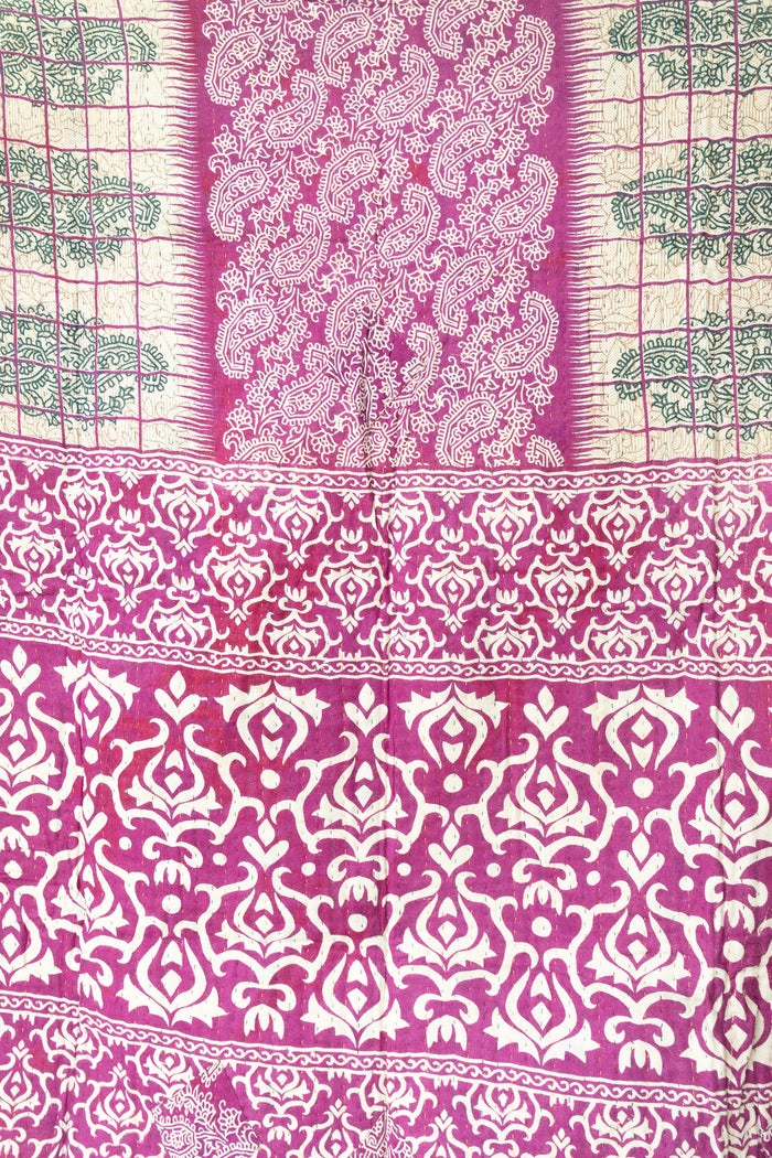 Pleasant No. 5 Mini Kantha Blanket