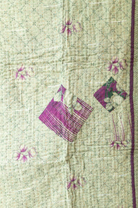 Pleasant No. 5 Mini Kantha Blanket