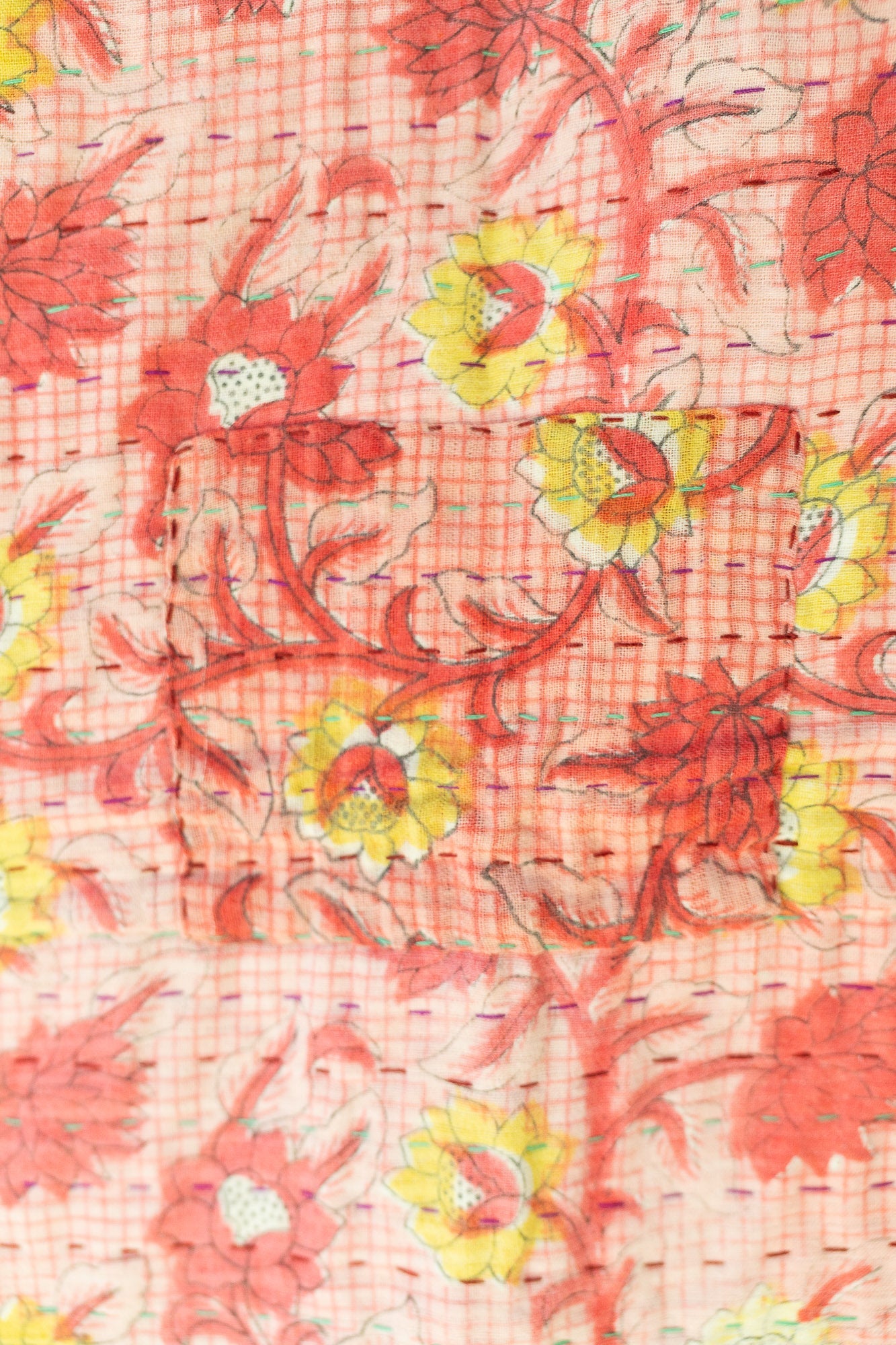 Pleasant No. 5 Kantha Baby Blanket