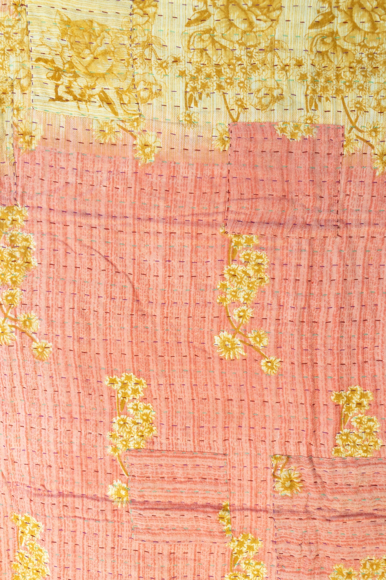 Pleasant No. 5 Kantha Baby Blanket