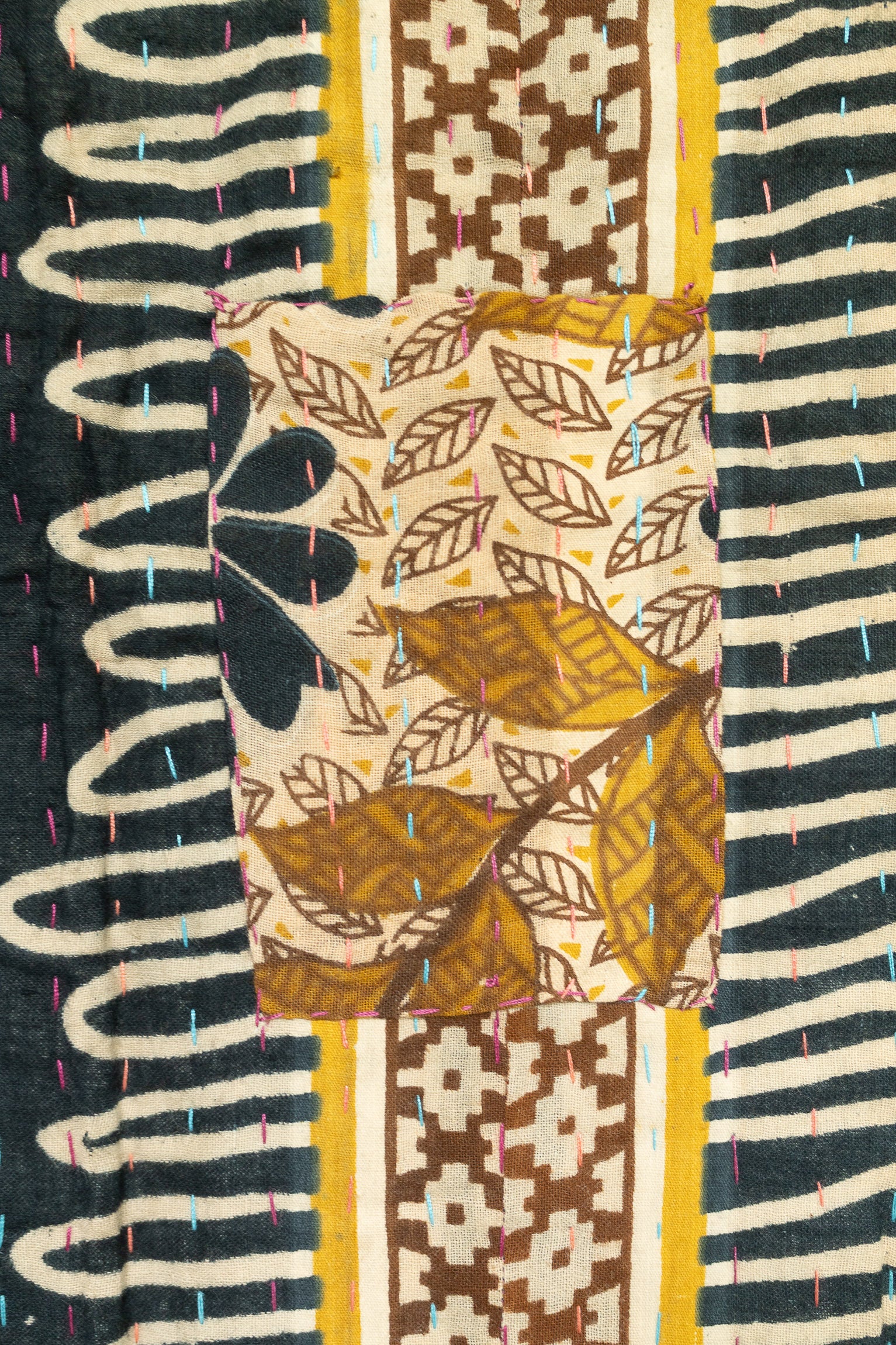 Poppy Large Kantha Throw