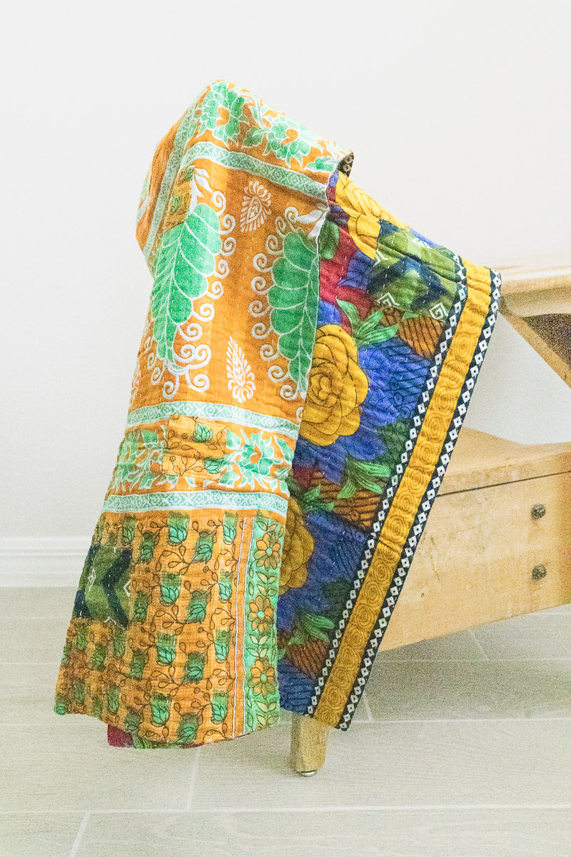 dignify Kantha Baby Blanket Quilt