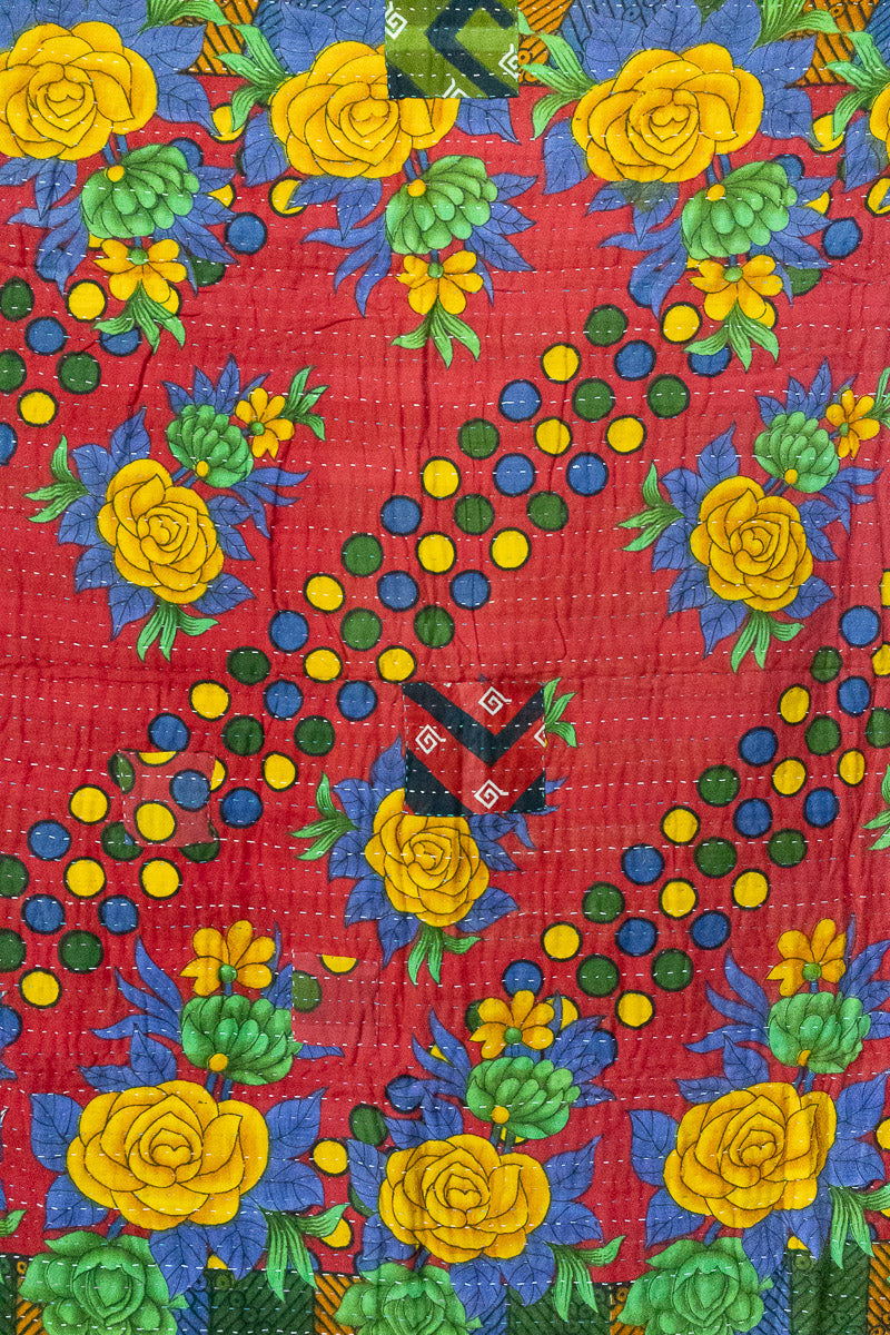 Precious No. 3 Kantha Baby Blanket