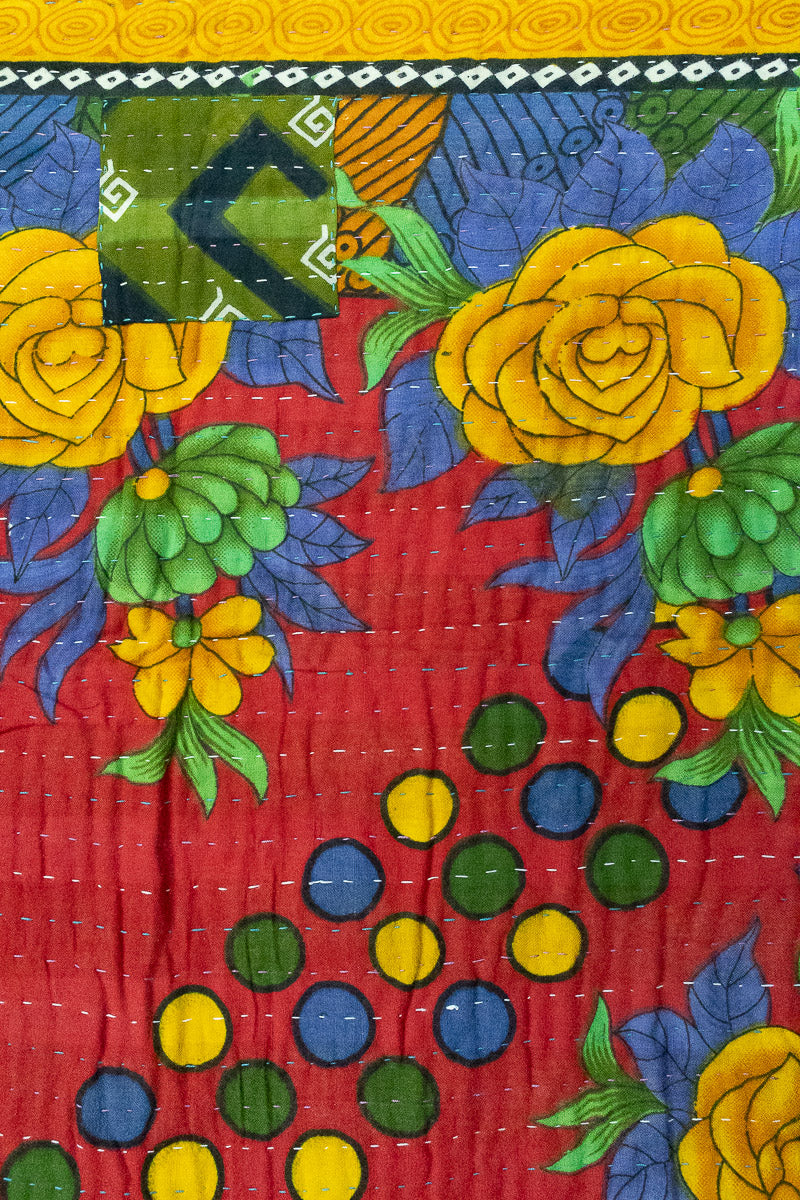 Precious No. 3 Kantha Baby Blanket