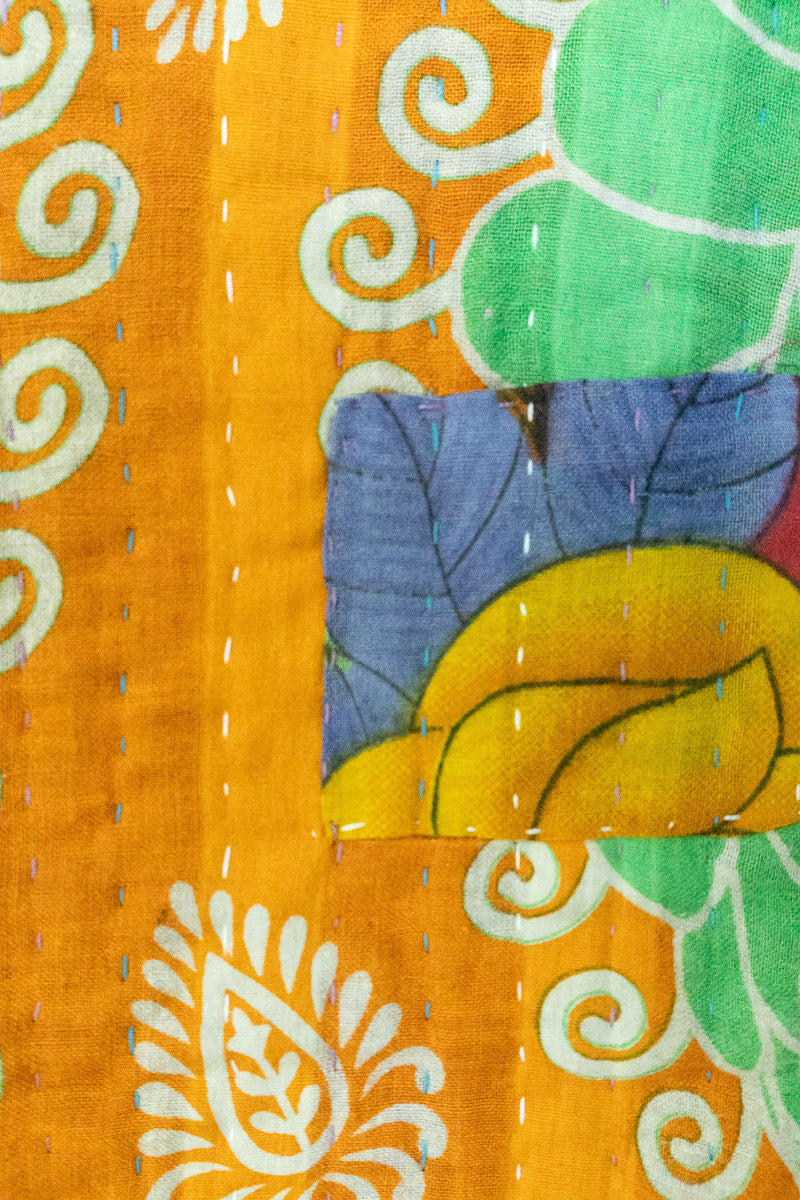 Precious No. 3 Kantha Baby Blanket