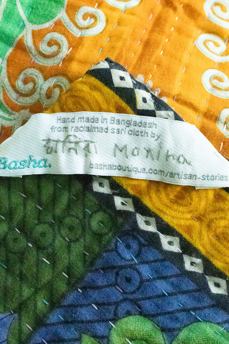 Precious No. 3 Kantha Baby Blanket