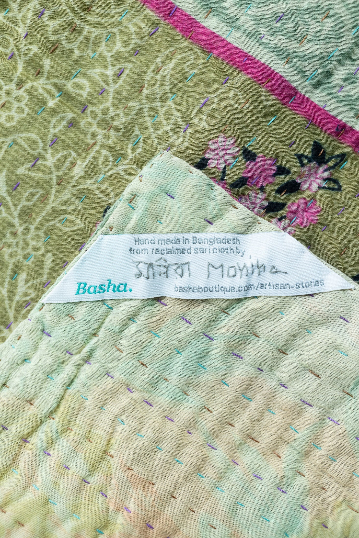 Precious No. 1 Mini Kantha Blanket