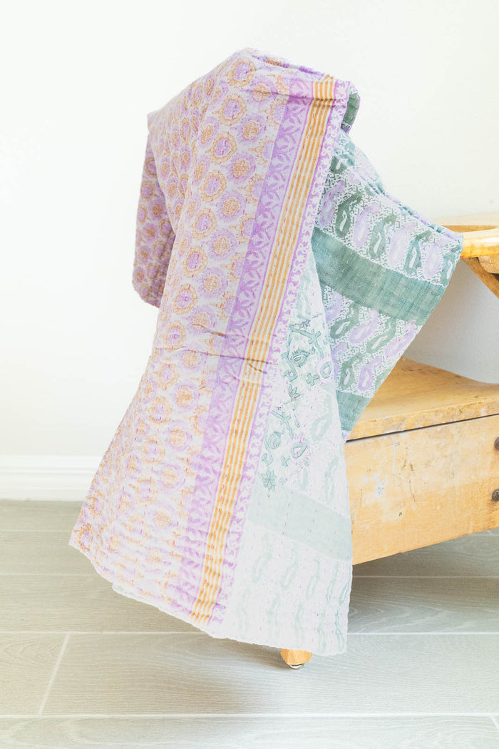 dignify Kantha Baby Blanket Quilt