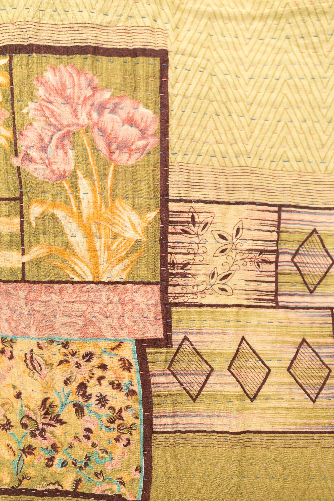 Precious No. 4 Kantha Baby Blanket