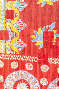 Pristine Kantha Throw Blanket