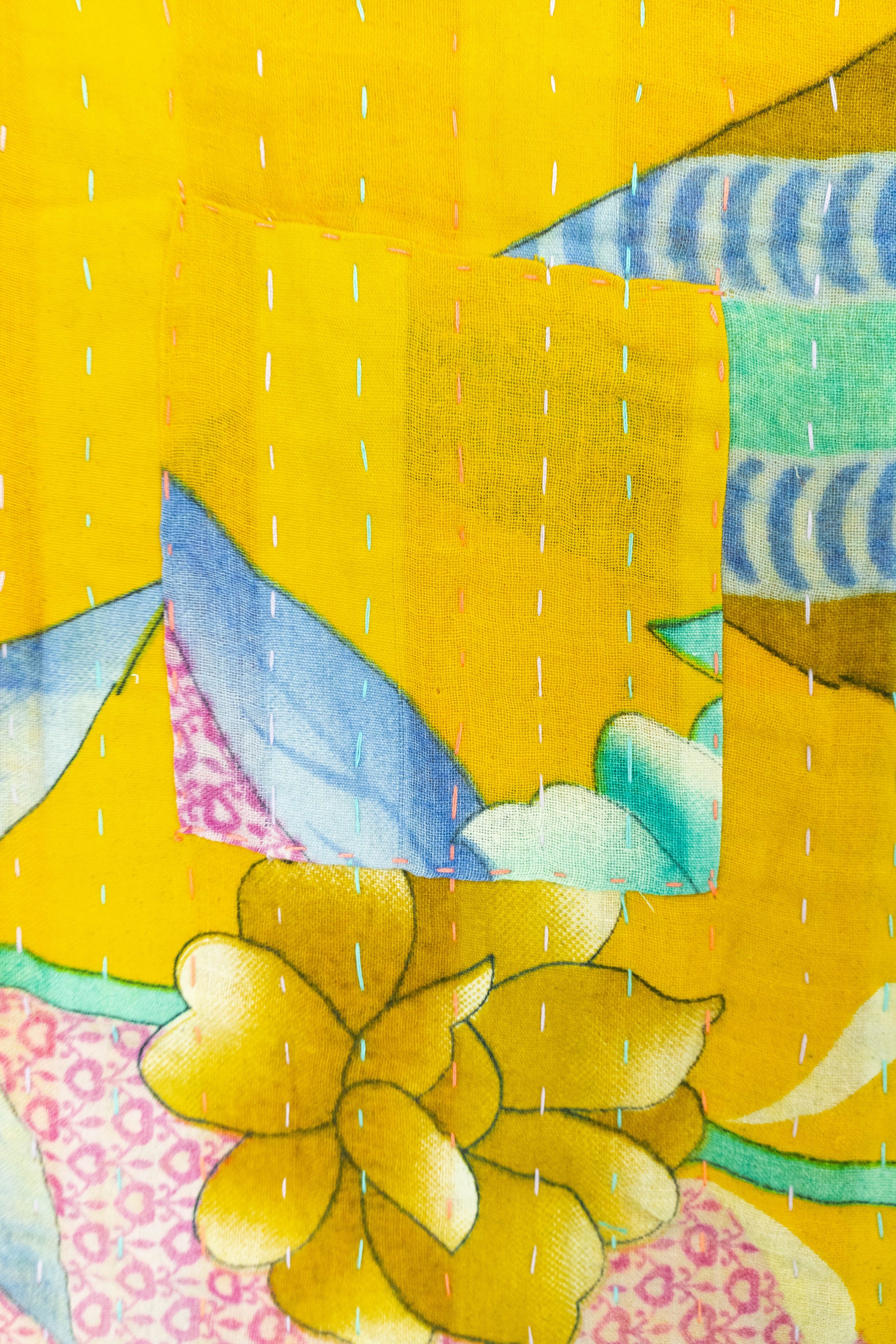 Pure Kantha Throw
