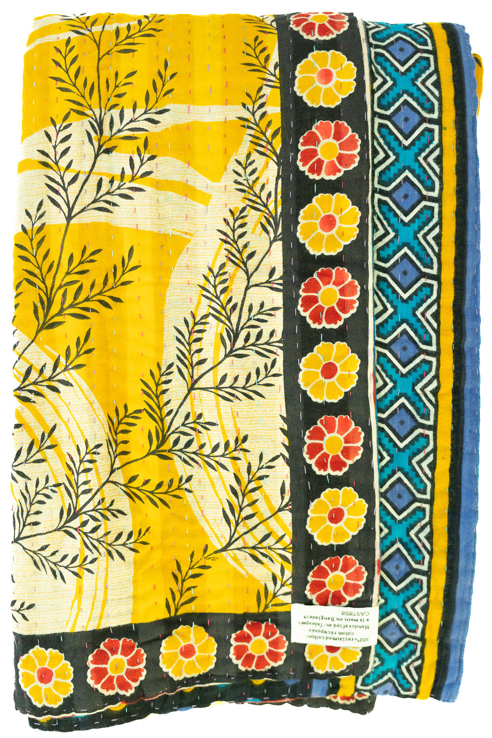 Purpose Kantha Throw