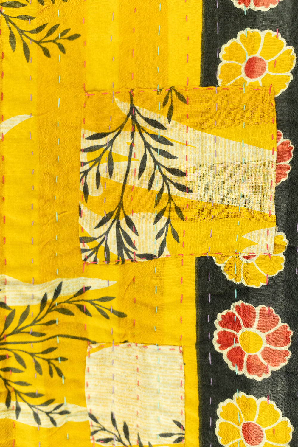 Purpose Kantha Throw