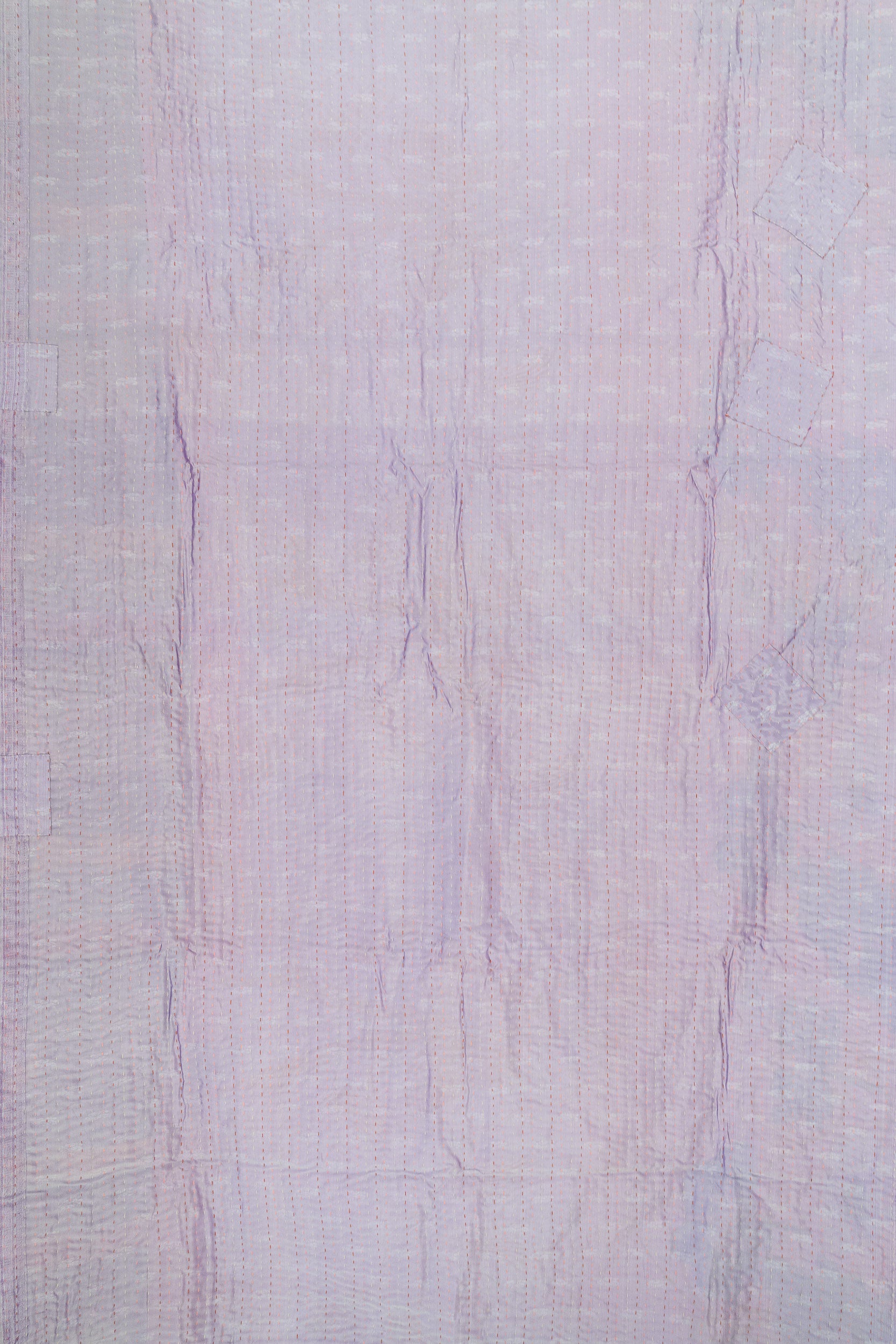 Quiet Silk Blend Kantha Throw