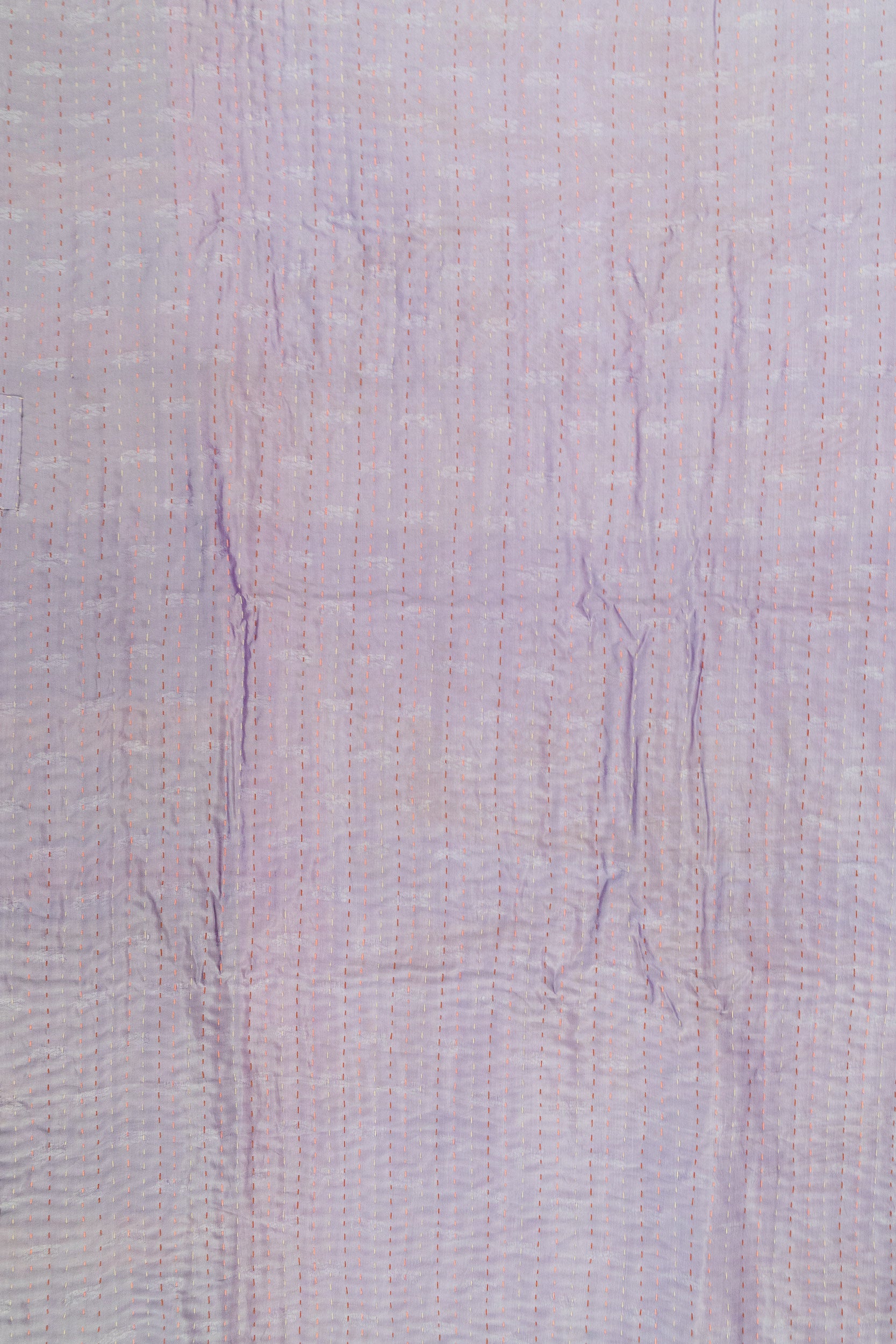 Quiet Silk Blend Kantha Throw
