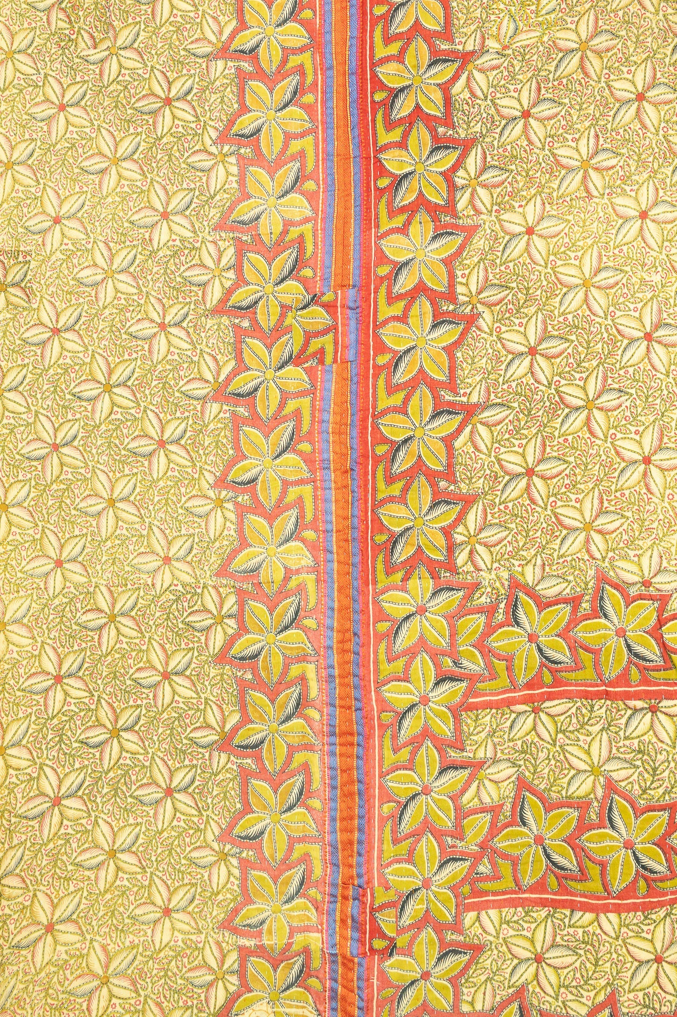 Radiant Large Kantha Throw