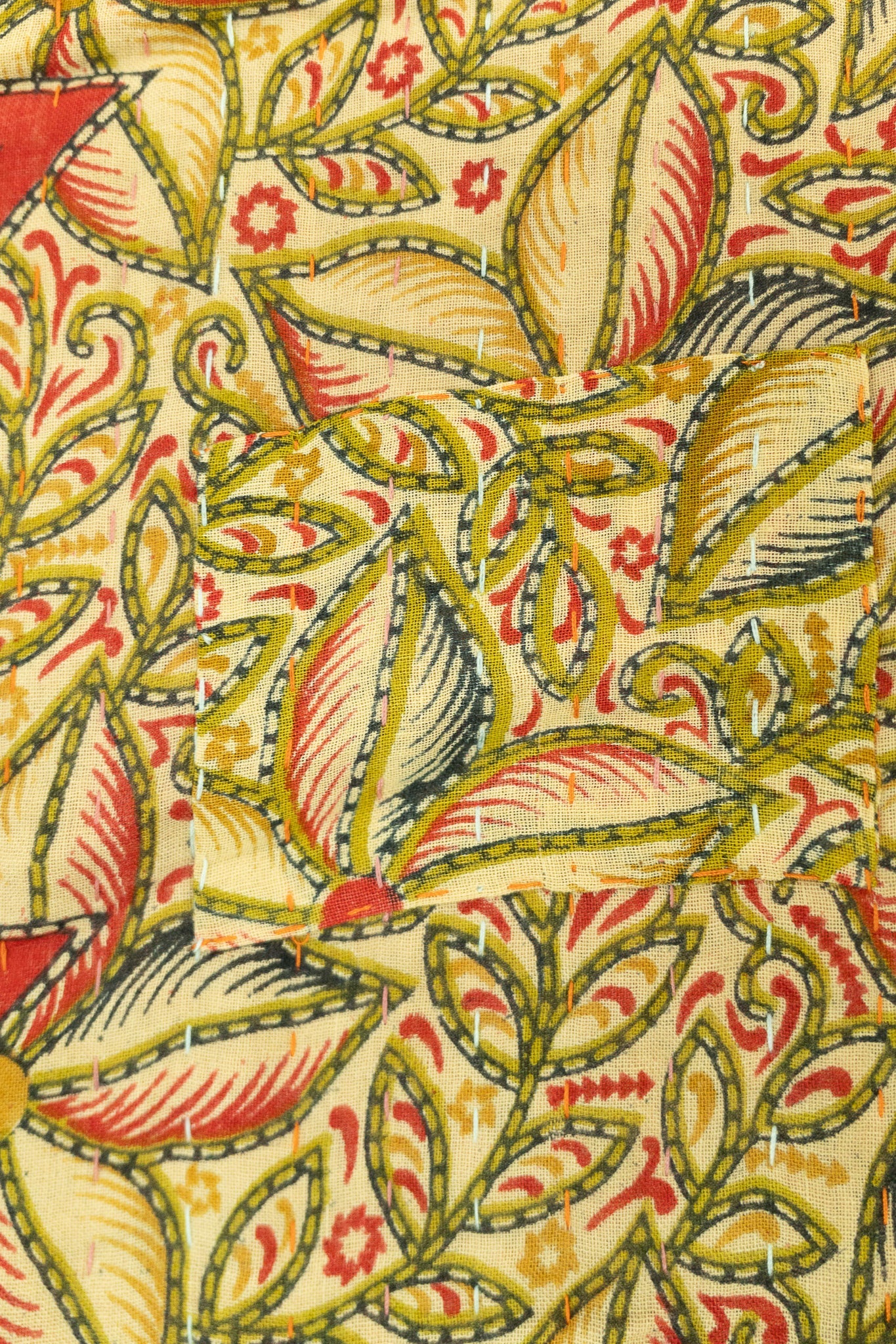 Radiant Large Kantha Throw