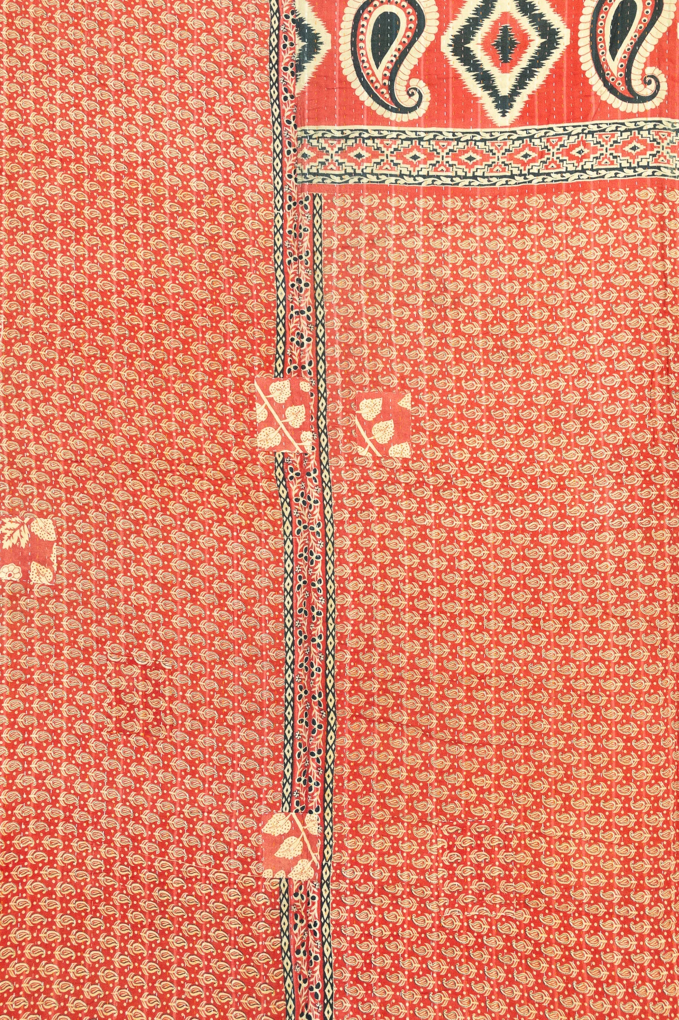 Radiant Large Kantha Throw