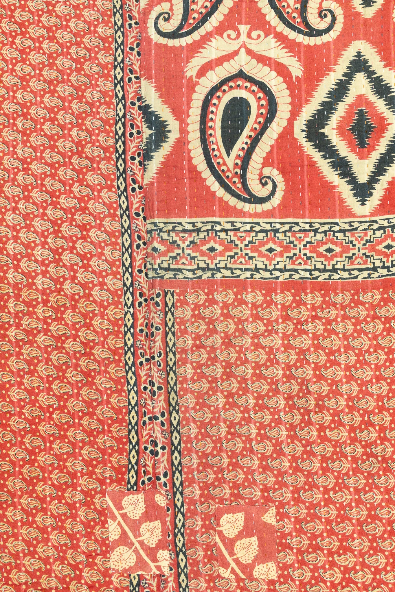 Radiant Large Kantha Throw