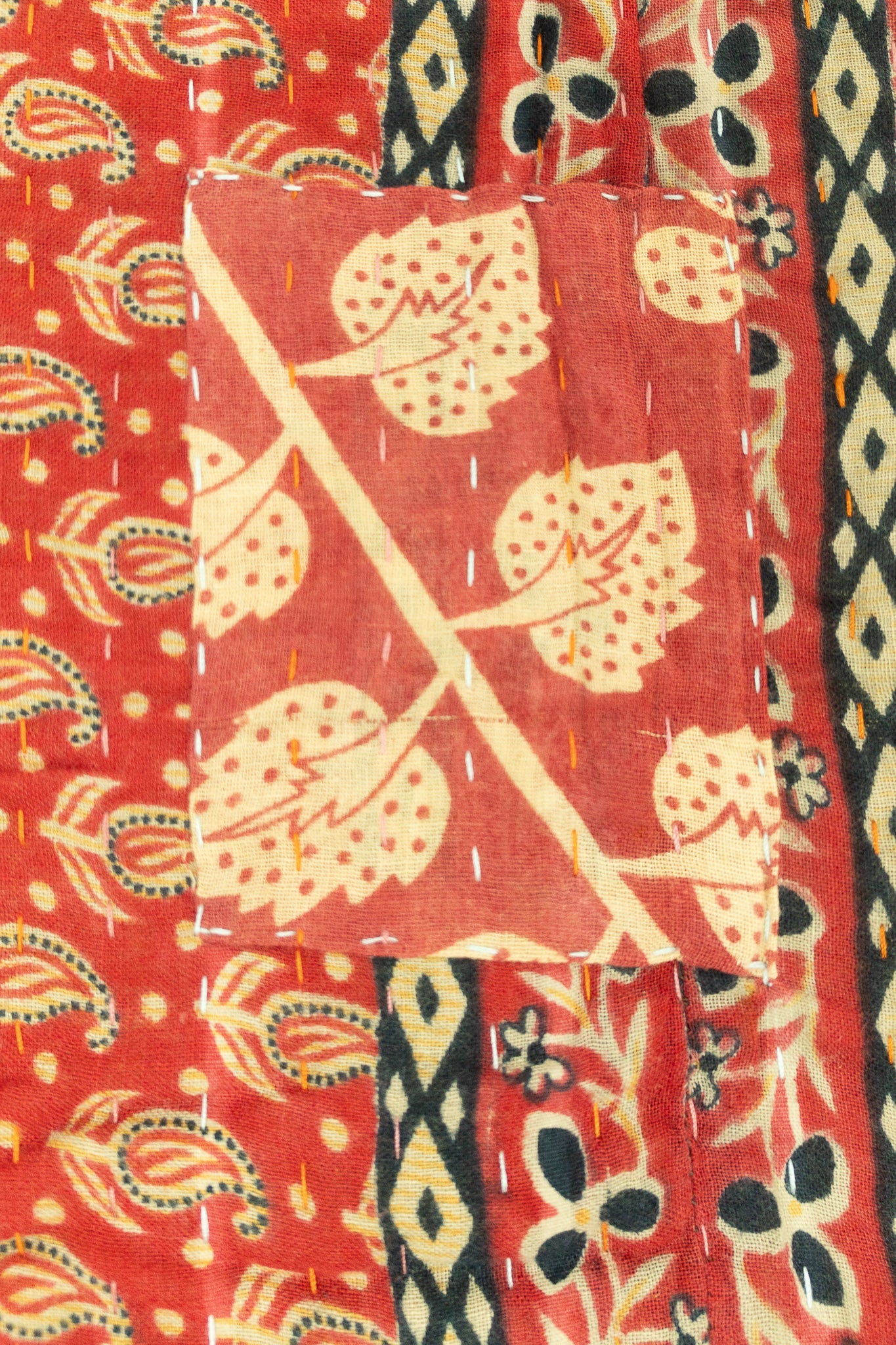 Radiant Large Kantha Throw