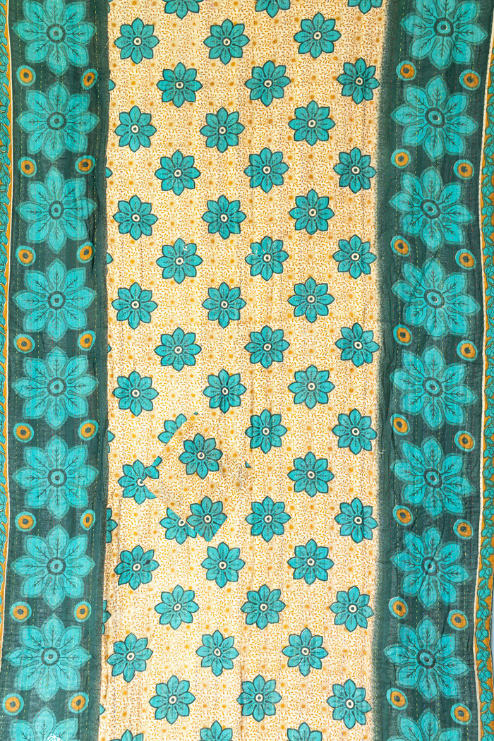 Redemptive Kantha Throw Blanket