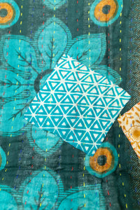Redemptive Kantha Throw Blanket