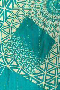 Redemptive Kantha Throw Blanket