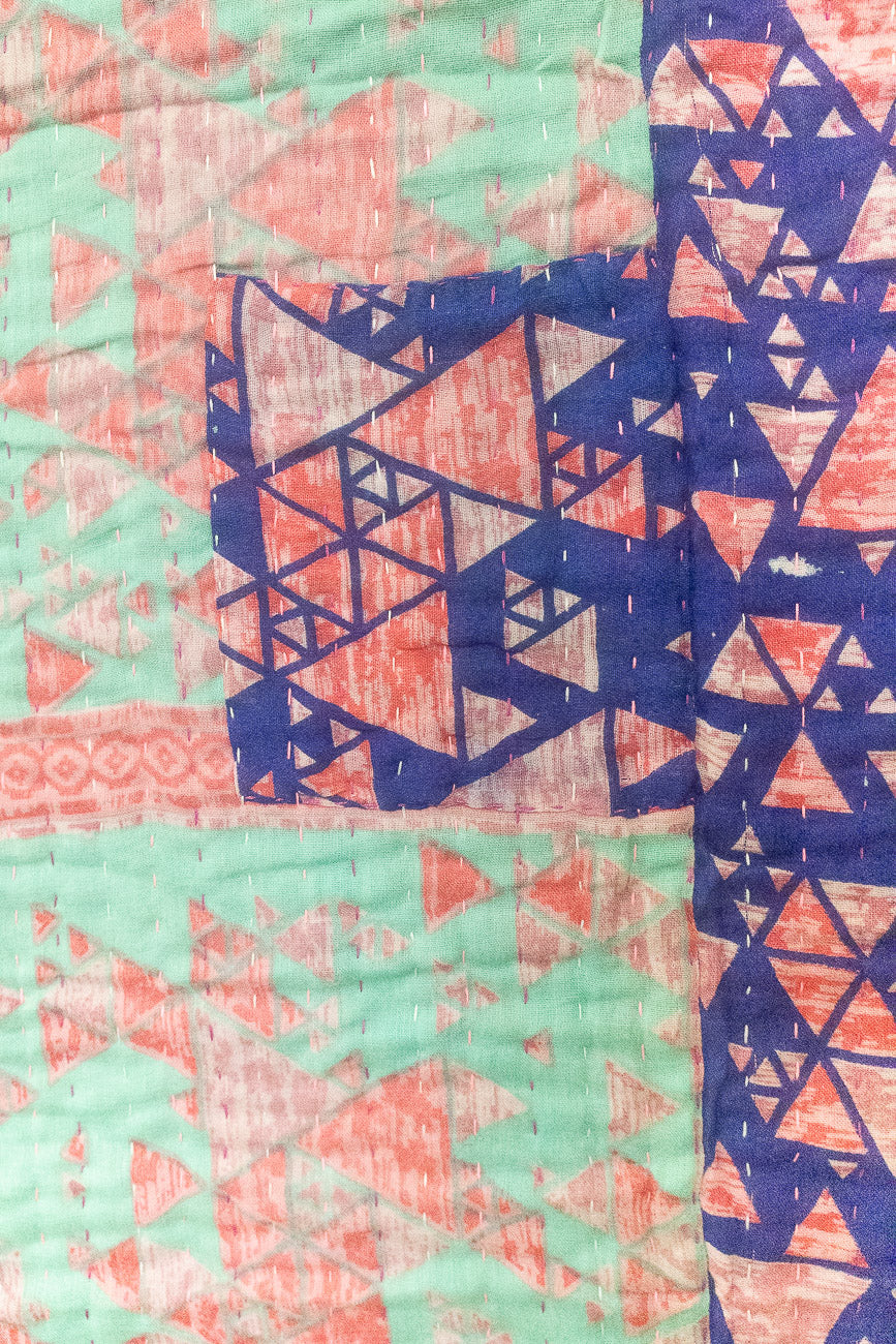 Refreshed Large Kantha Throw