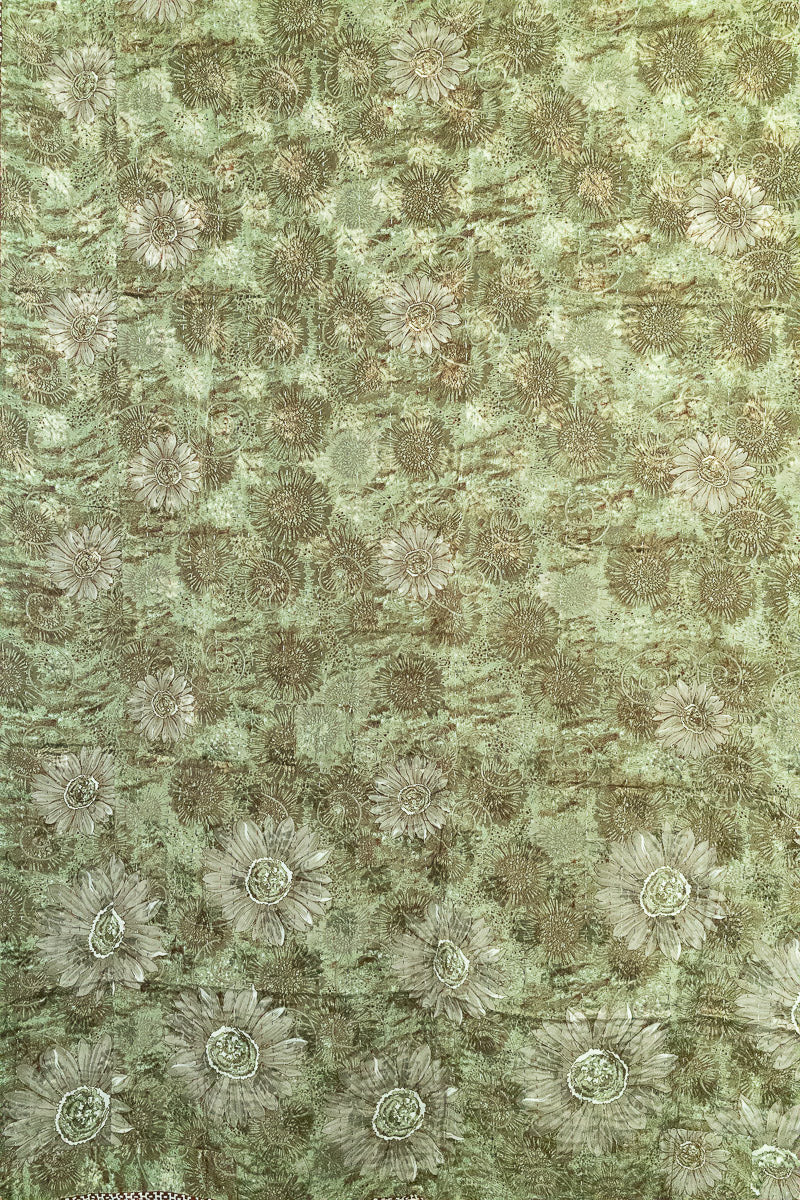 Regal Silk Blend Kantha Throw