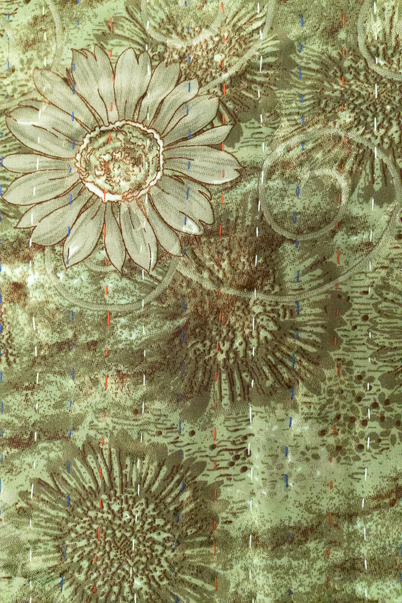 Regal Silk Blend Kantha Throw