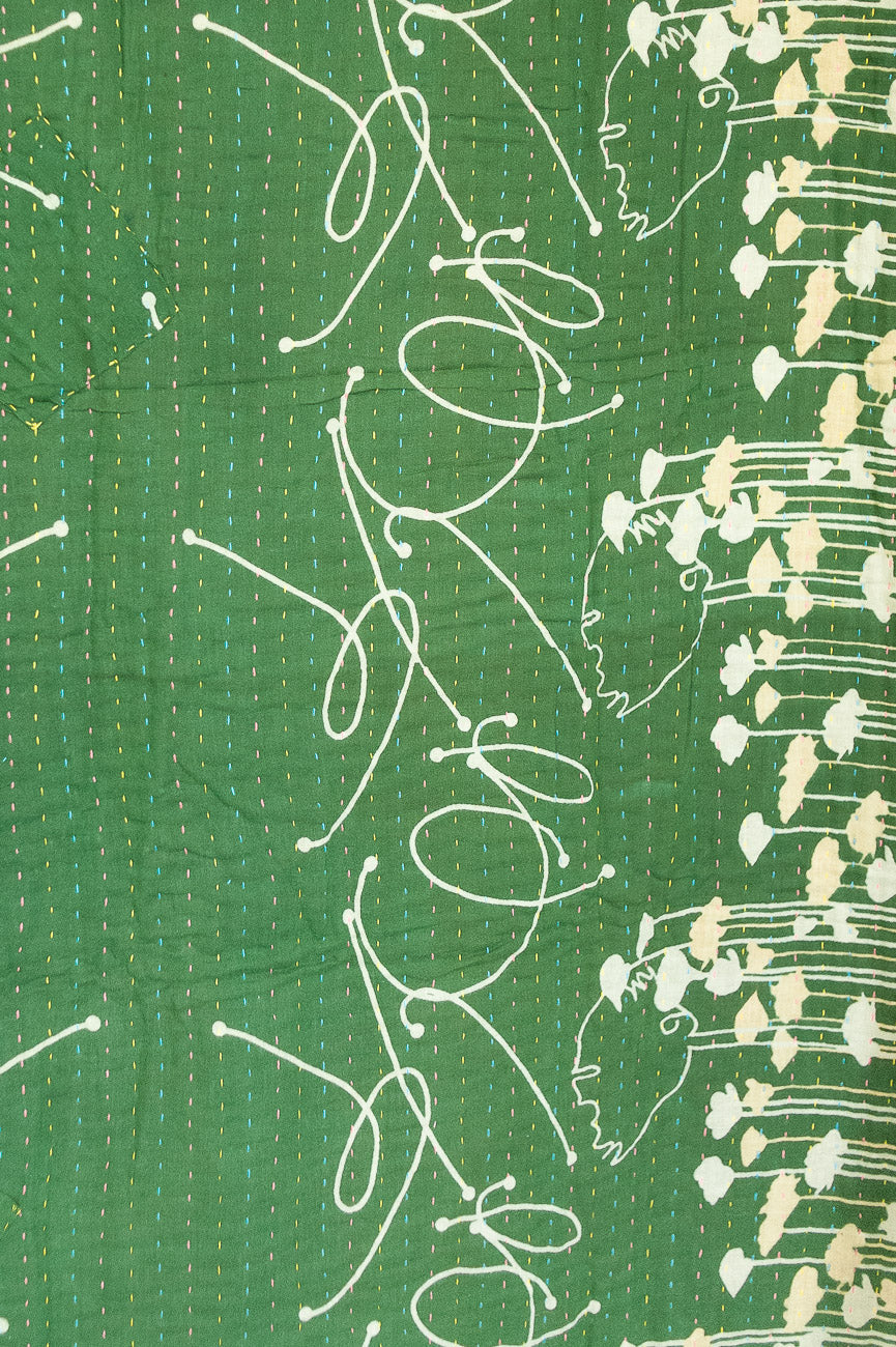 Rejoice Kantha Christmas Throw