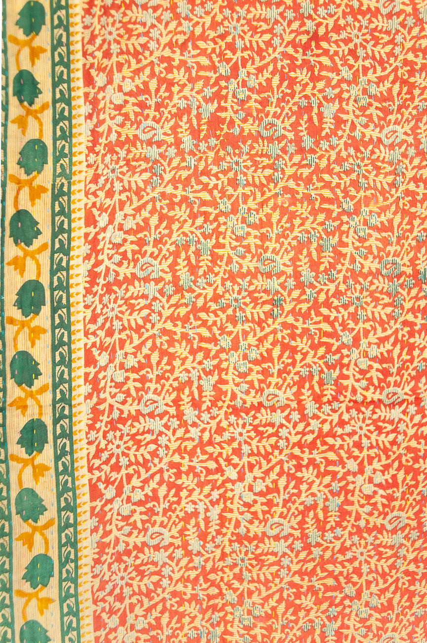 Rejoice Kantha Christmas Throw