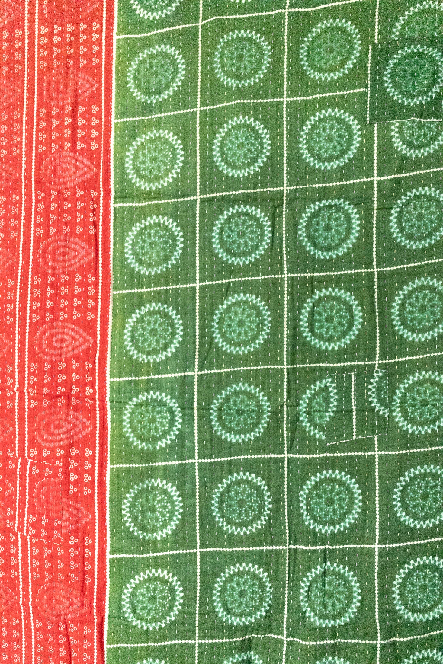 Rejoice Holiday Kantha Blanket