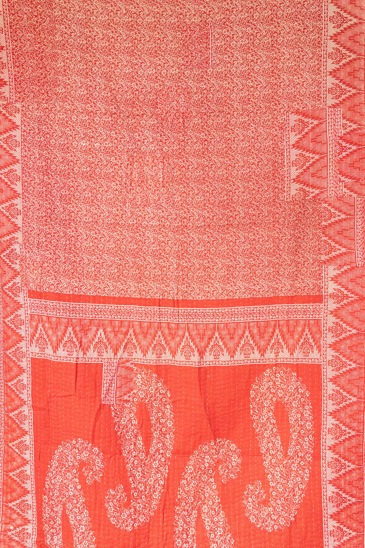 Rejoice Holiday Kantha Blanket