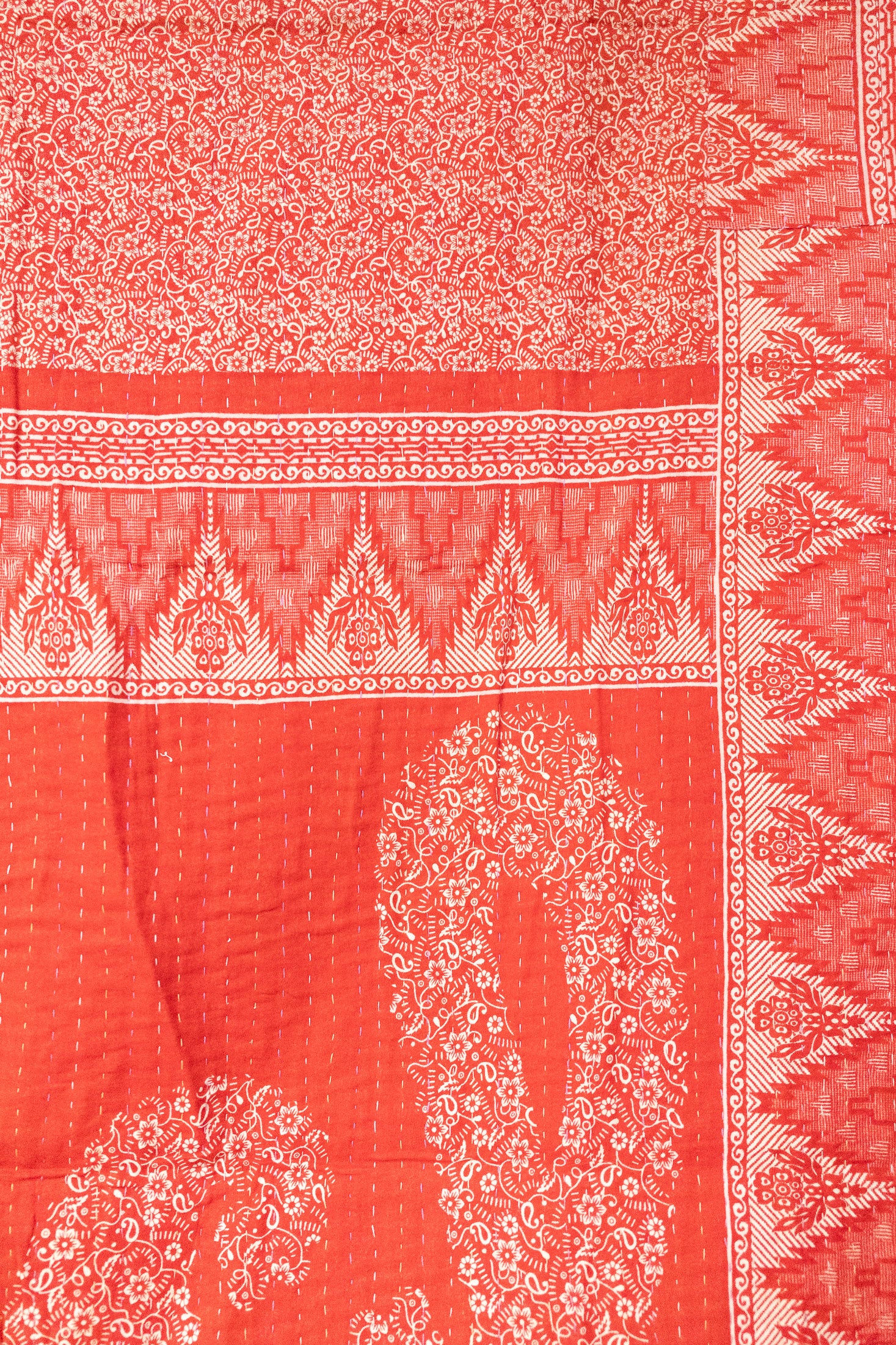 Rejoice Holiday Kantha Blanket