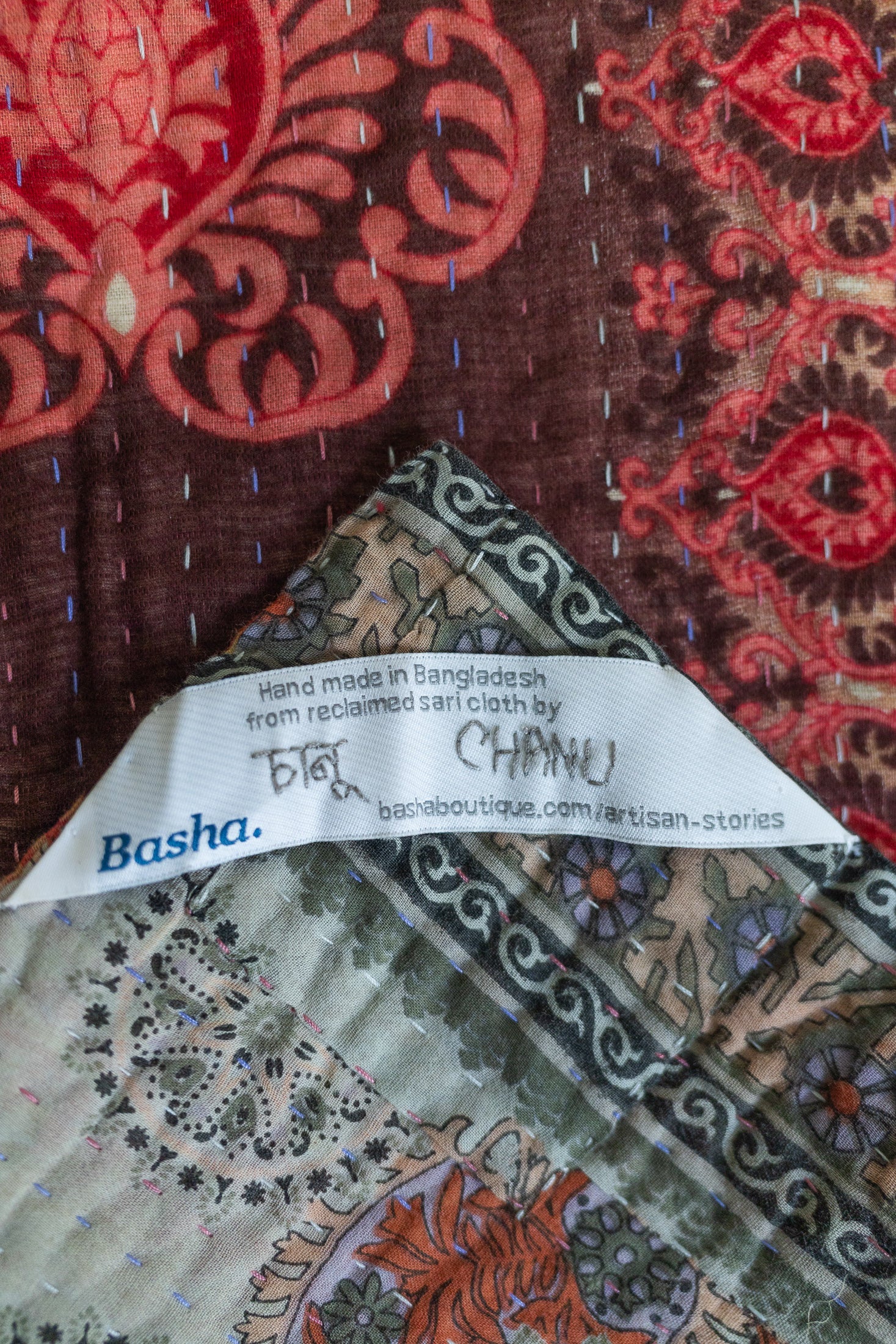 Renewal Kantha Throw