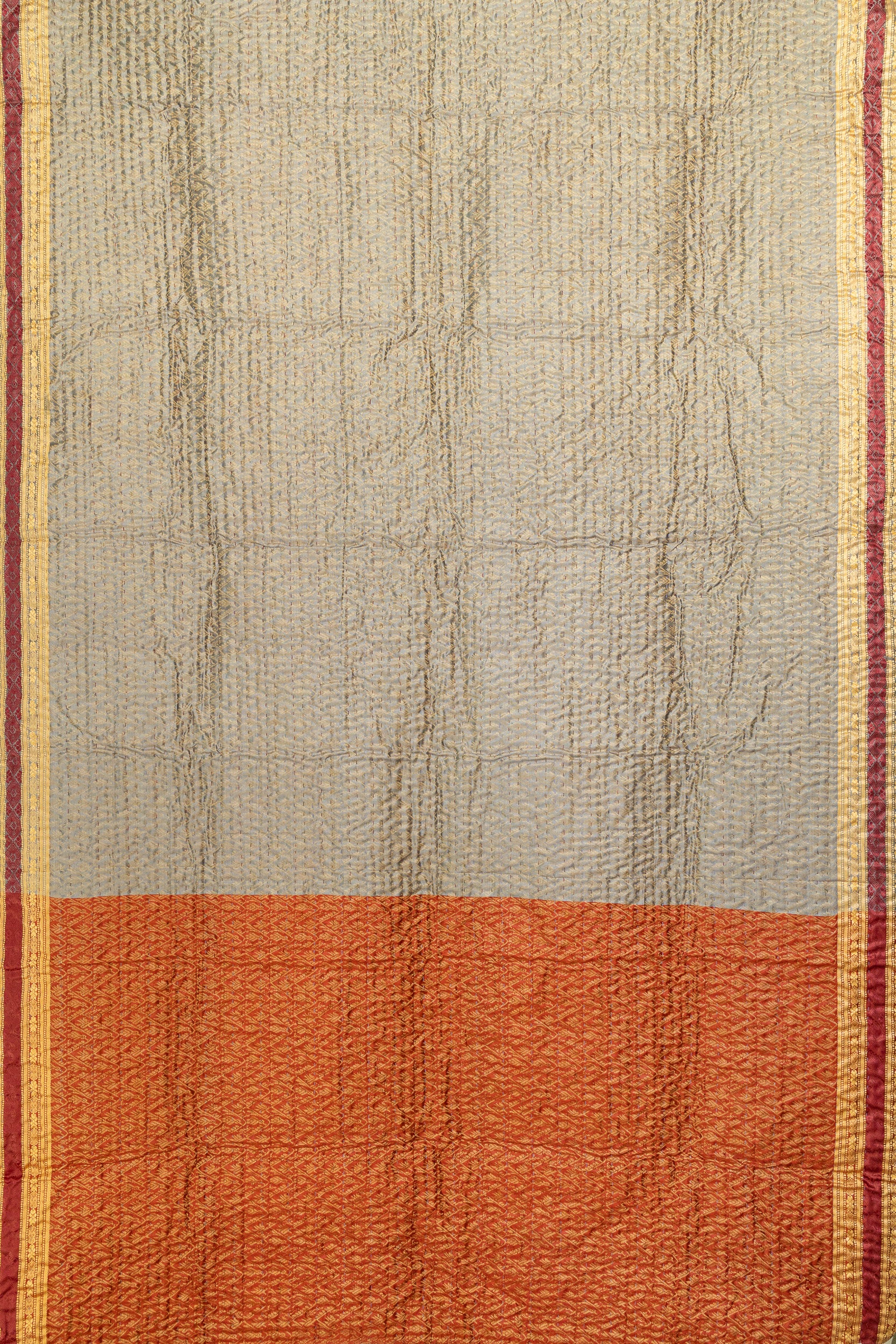 Renewed Silk Blend Kantha Throw
