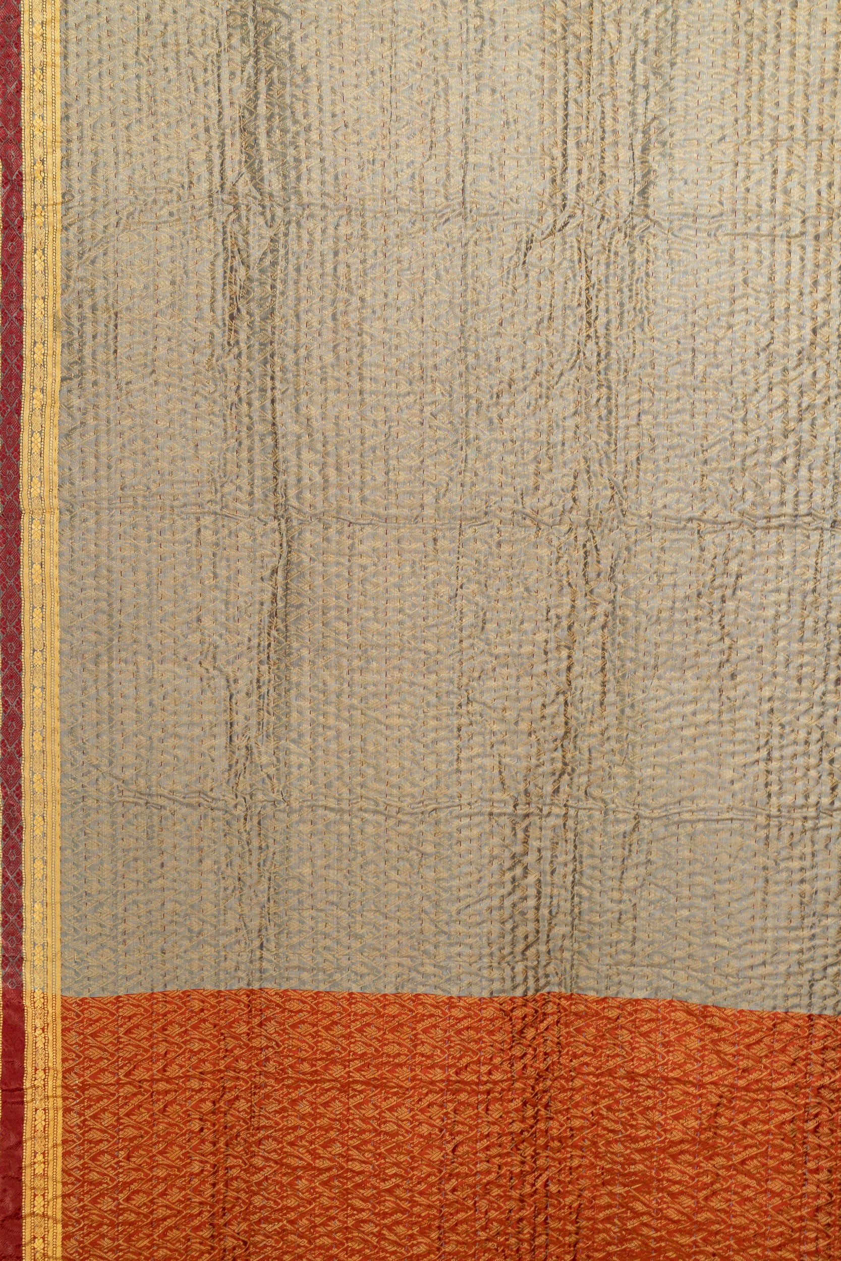 Renewed Silk Blend Kantha Throw