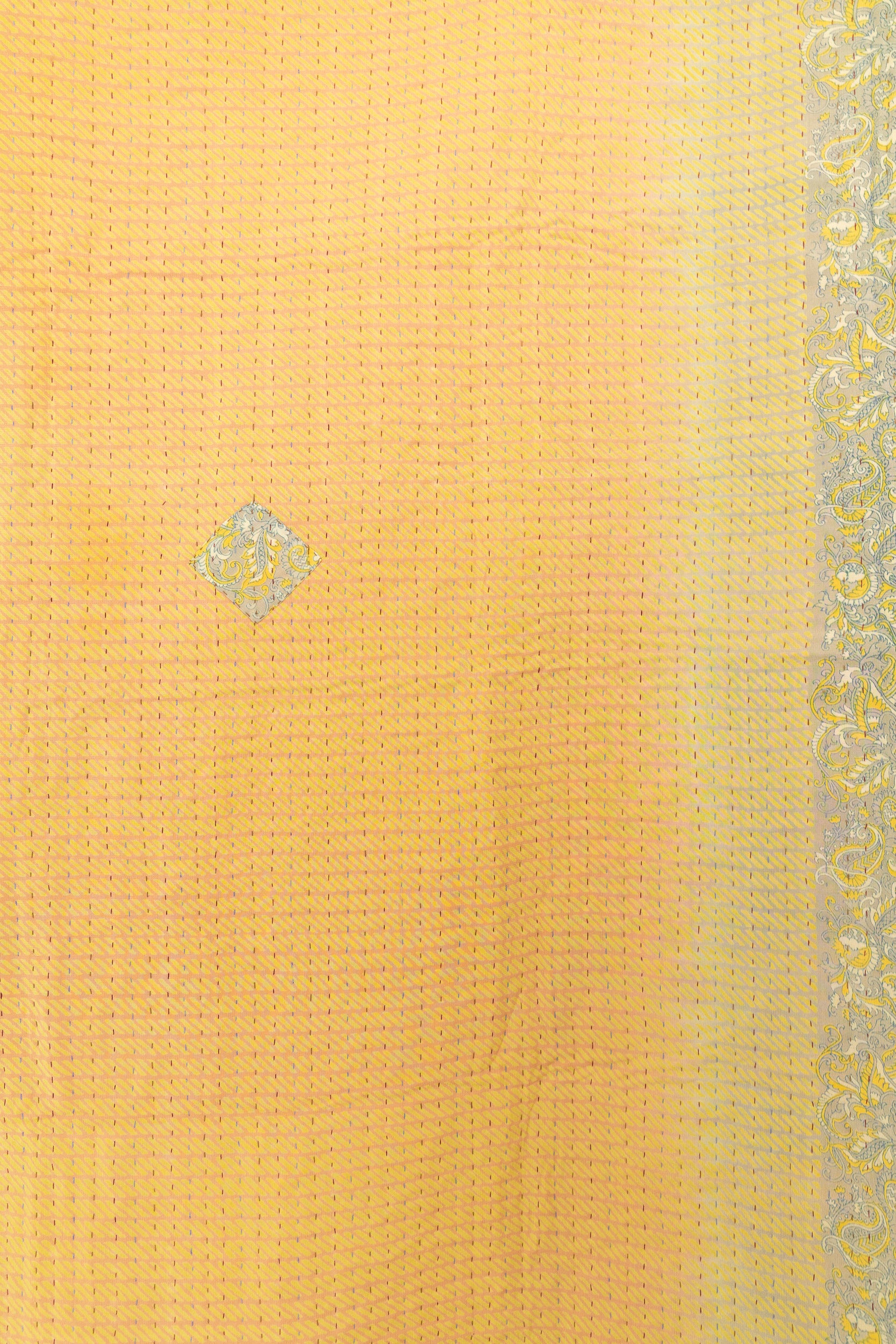 Renewed Silk Blend Kantha Throw