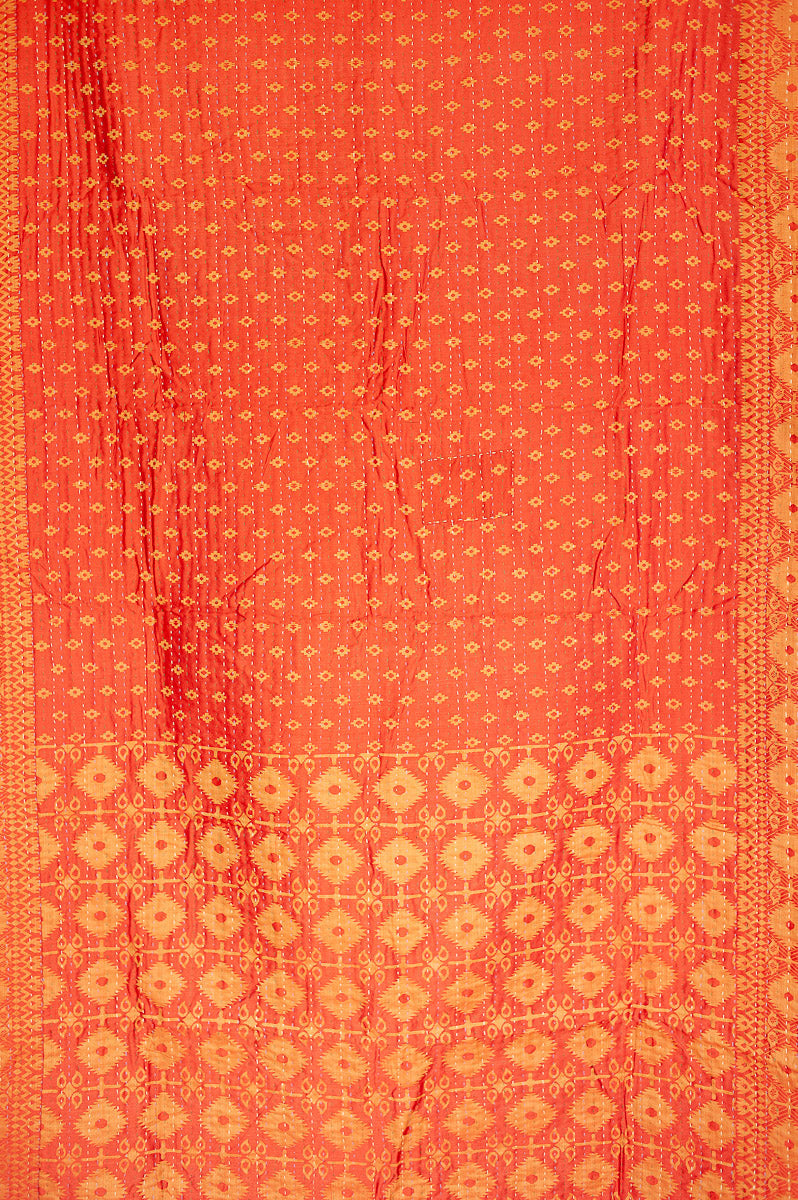 Renewed Silk Blend Kantha Throw