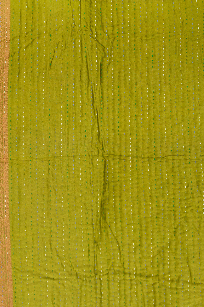 Renewed Silk Blend Kantha Throw