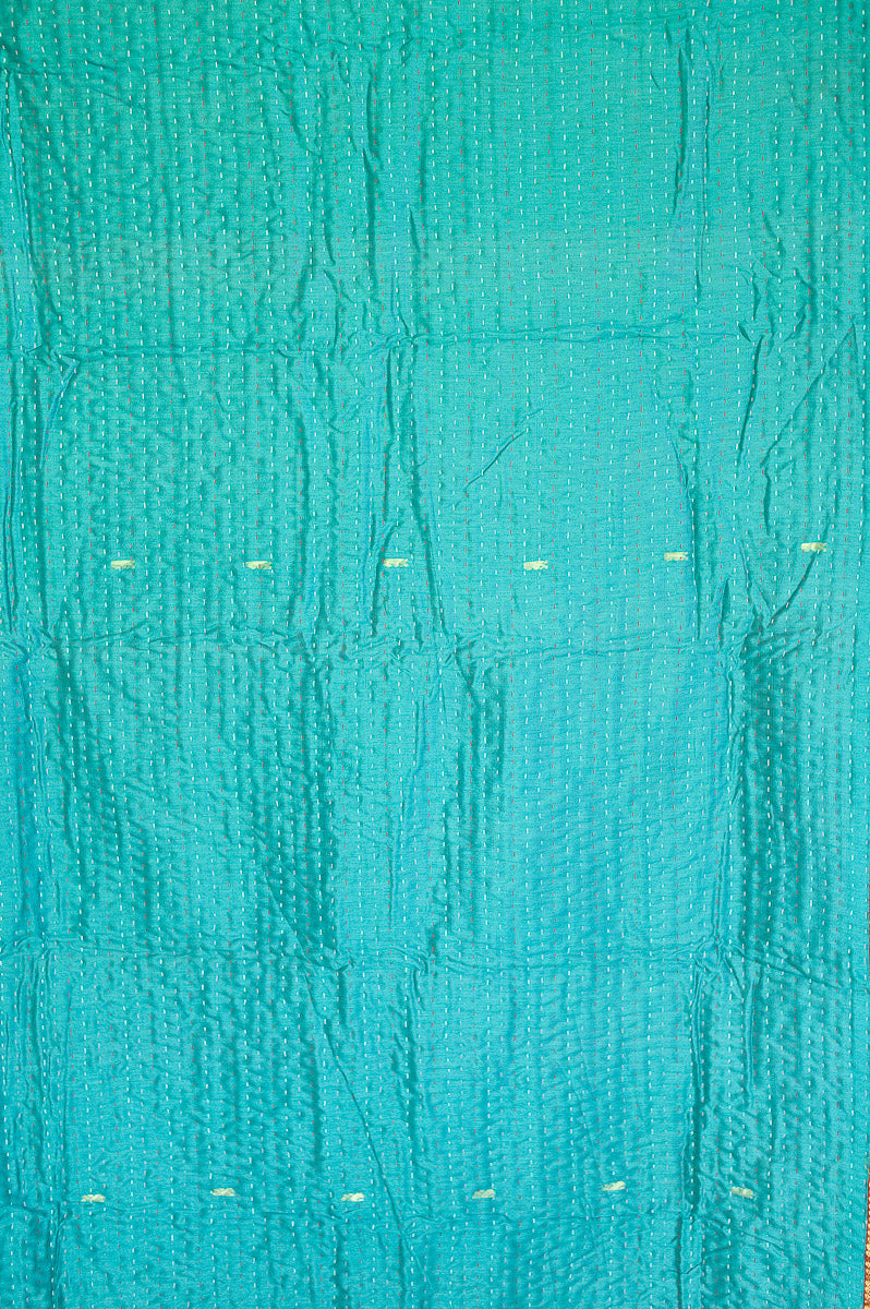 Rest Silk Blend Kantha Throw